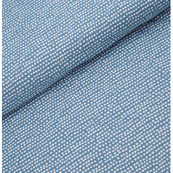 Jersey Dotted Line beach house blue