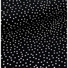 Jersey Dotties schwarz