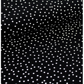 Jersey Dotties schwarz
