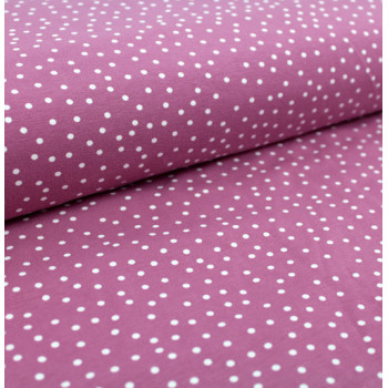 Jersey Dotties vintage rose