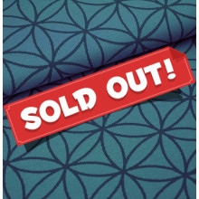 Jacquard Blume des Lebens beach house blue