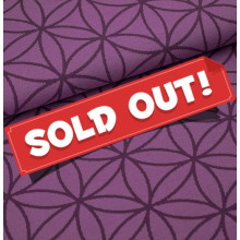 Jacquard Blume des Lebens pflaume