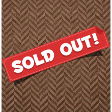 Reststück 64 cm Jacquard Fischgrät cafe au lait