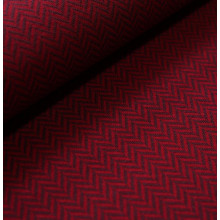 Jacquard Fischgrät kirsche