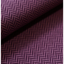 Jacquard Fischgrät pflaume