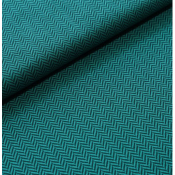 Jacquard Fischgrät smaragd
