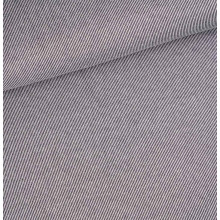 Jacquard Rippenmuster grau