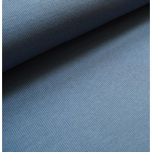 Reststück 83 cm Jacquard Rippenmuster jeans