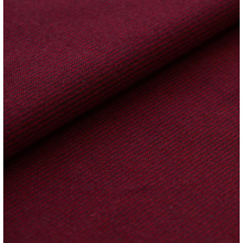 Jacquard Rippenmuster kirsche