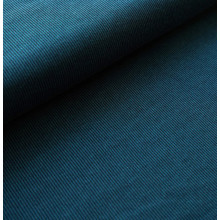 Jacquard Rippenmuster petrol