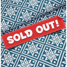 Jacquard Snowflake petrol