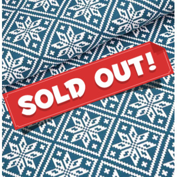 Jacquard Snowflake petrol