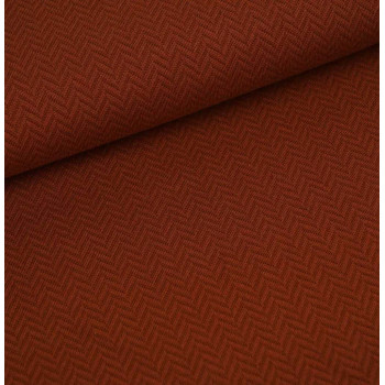 Jacquard Fischgrät rost