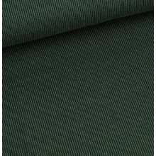 Jacquard Rippenmuster waldgrün