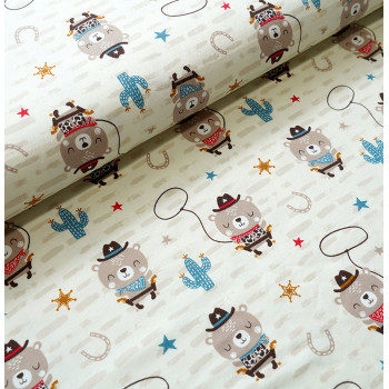 Reststück 34 cm Jersey Lucky Bear