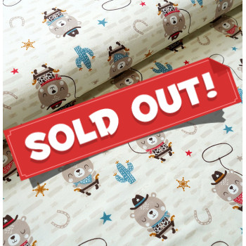 Reststück 34 cm Jersey Lucky Bear