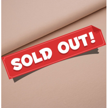 Reststück 27 cm Singlejersey schwer macadamia