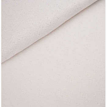 Sommerstrick Blüten offwhite
