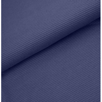 Waffeljacquard china blue