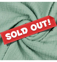 Reststück 33 cm Musselin nile