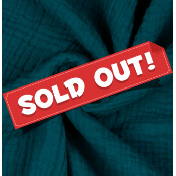 Musselin dark cyan