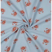 Musselin Crabs light blue