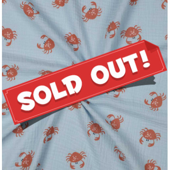 Musselin Crabs light blue