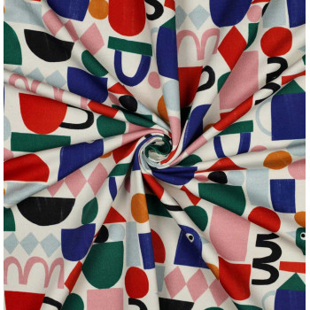 Sommersweat Jennifer Bouron Graphic Shapes natural