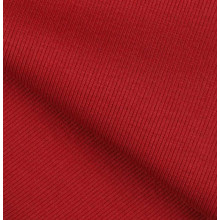 Ripp-Bündchen dark red