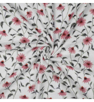 Musselin Sonnenhut weiß