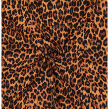 Ecovero-Viskose-Webstoff Leo braun