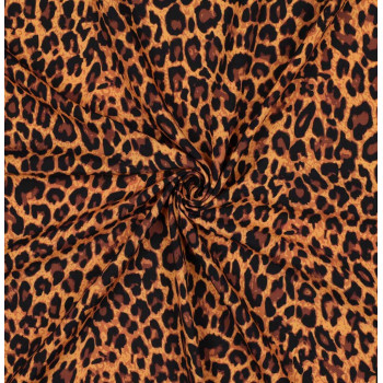 Ecovero-Viskose-Webstoff Leo braun