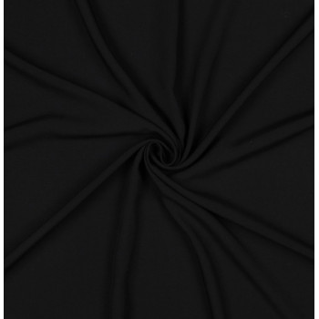 Leichter Viskose-Webstoff black