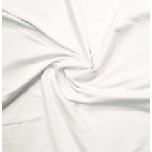 Stretch-Kuschelsweat weiß