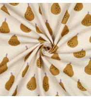 Musselin Pears Jennifer Bouron natural/ochre