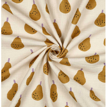 Musselin Pears Jennifer Bouron natural/ochre