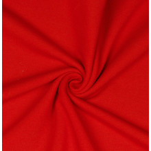Stretch-Kuschelsweat tomato