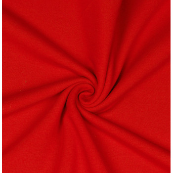 Stretch-Kuschelsweat tomato