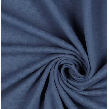 Stretch-Kuschelsweat indigoblau