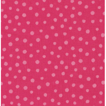 Druckstoff Punkte fuchsia