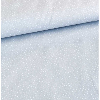 Druckstoff Prinzessin Tupfen grau
