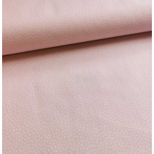 Druckstoff Prinzessin Tupfen rosa/weiß