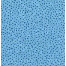 Druckstoff Pünktchen blau