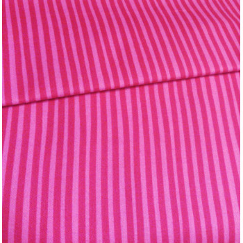 Druckstoff Streifen fuchsia