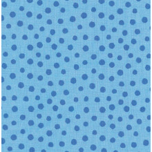 Druckstoff Punkte blau