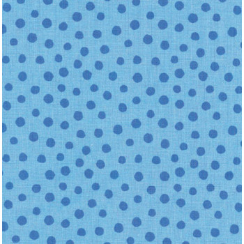 Druckstoff Punkte blau