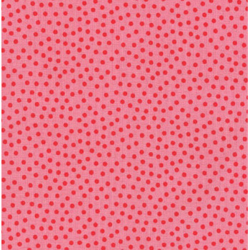 Druckstoff Pünktchen rosa-rot