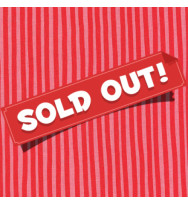 Reststück 58 cm Druckstoff Streifen rosa-rot