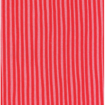 Druckstoff Streifen rosa-rot