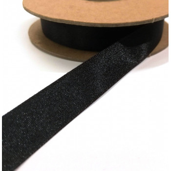Recycling-Satinband 15 mm schwarz